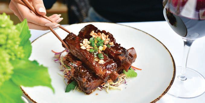 Suon Nuong (glazed pork ribs) LE COLONIAL