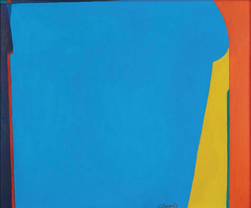 Saliba Douaihy (Lebanon), “Untitled” (c. 1960-1969, oil on canvas board), 19 ⅜ inches by 23 ½ inches, collection of the Barjeel Art Foundation, Sharjah, UAE